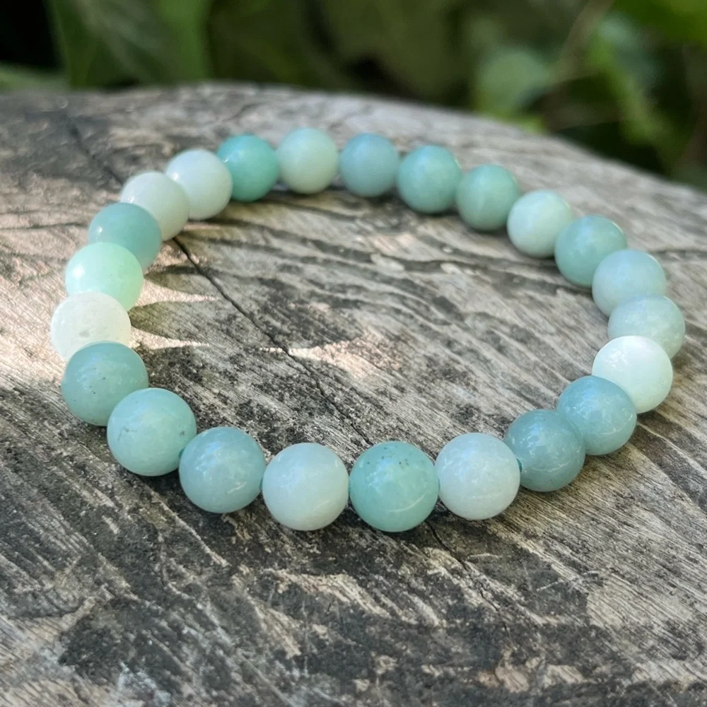 8mm stretchable carribean calcite‎ bracelet